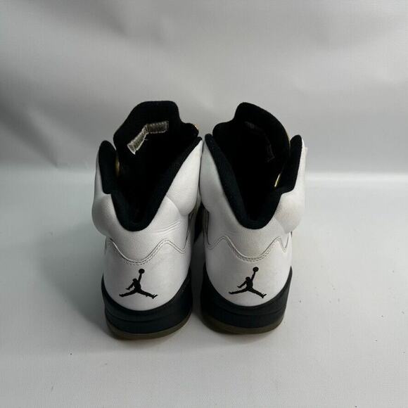 Men’s Air Jordan 5 Retro Olympic 2016 White Gold Sz 10 136027-133 - Picture 4 of 9